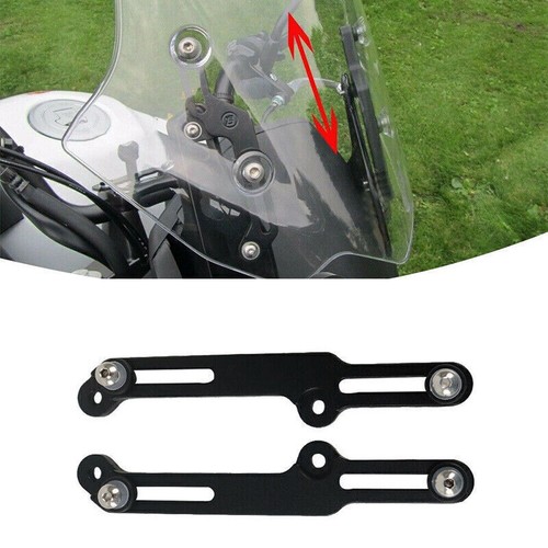 Black aluminium windshield - black,